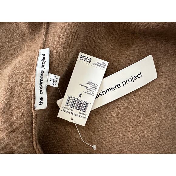 $796 The Cashmere Project Cashmere Cardigan Jacket Faux Fur Coat Sz M sweater - Picture 7 of 12